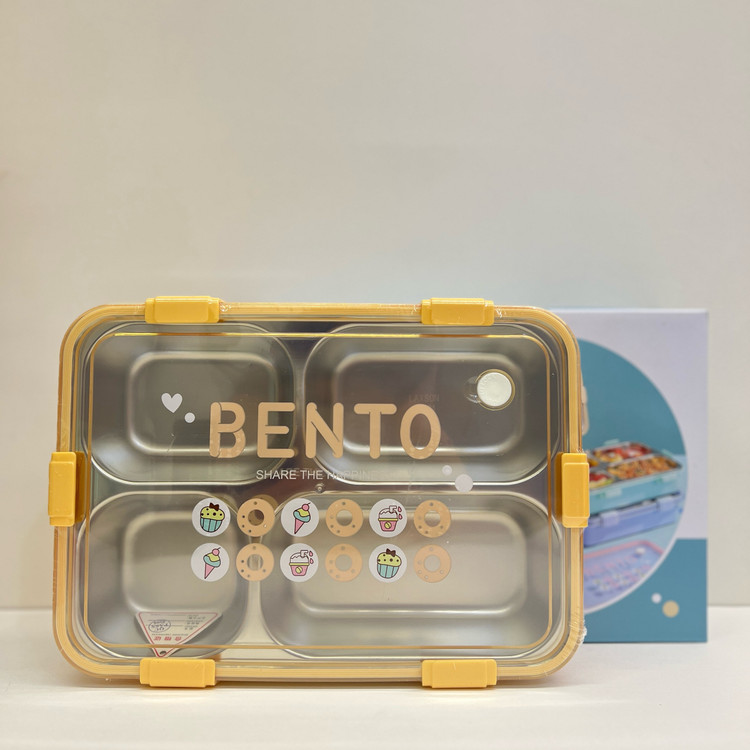 لانچ باکس ظرف غذا استیل برند BENTO