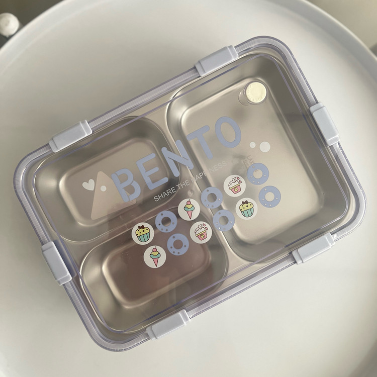 لانچ باکس ظرف غذا استیل برند BENTO