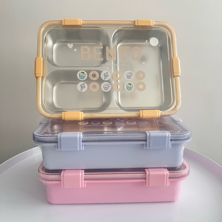 لانچ باکس ظرف غذا استیل برند BENTO