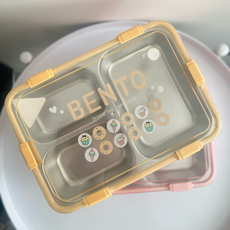 لانچ باکس ظرف غذا استیل برند BENTO