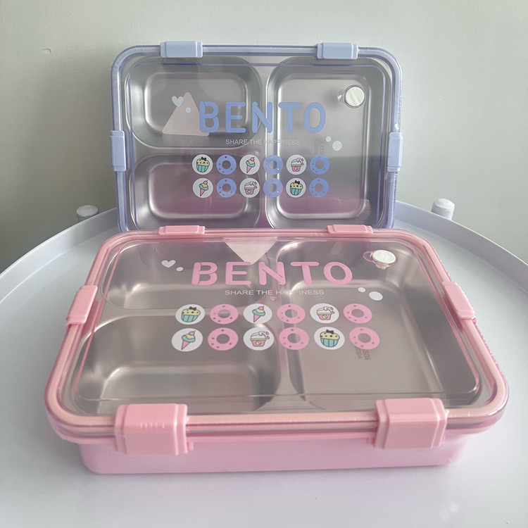 لانچ باکس ظرف غذا استیل برند BENTO